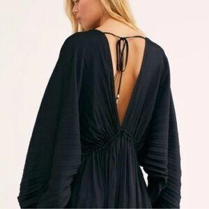 Free People Ariel Black Mini Dress